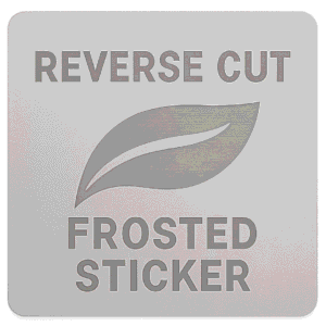 Standard Cut Frosted Sticker